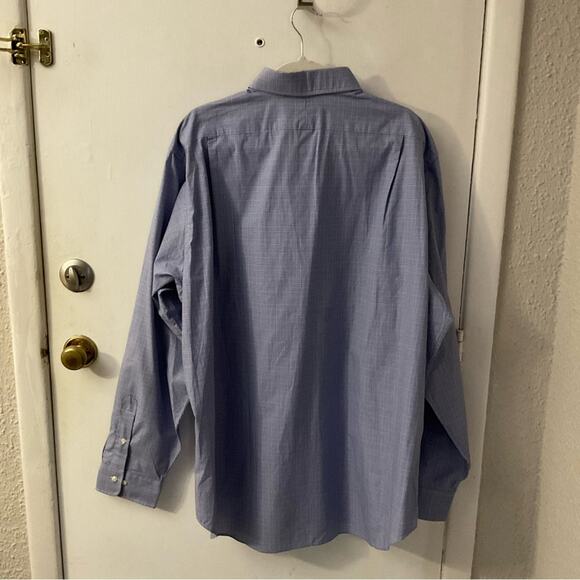 Polo Ralph Lauren Men's Regent Plaid Blue/White Button Down Shirt 18/XXL - Picture 2 of 11